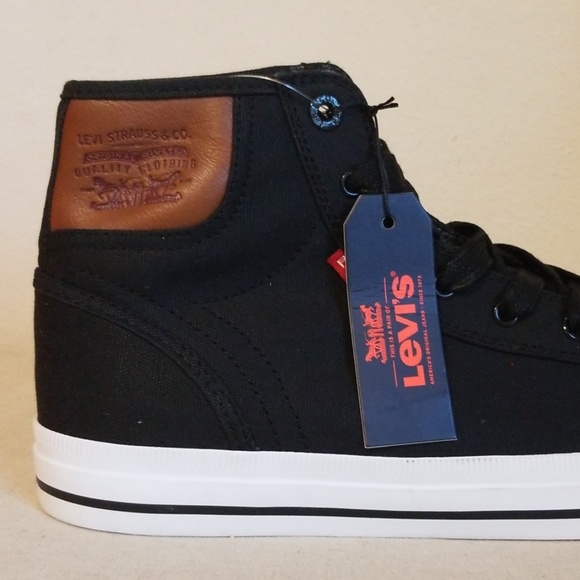 Levis Jackson Hi Canvas Mens Sneakers - Picture 5 of 8